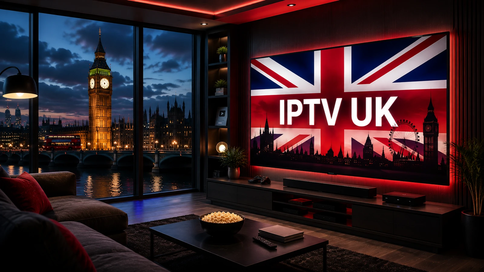 IPTV UK streaming on Smart TV